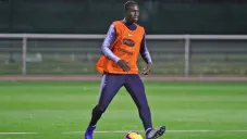 Ferland Mendy, durante entrenamiento de Francia
