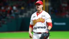 Jorge Cantú en un partido con los Diablos Rojos