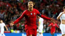 Cristiano Ronaldo celebra un gol con Portugal