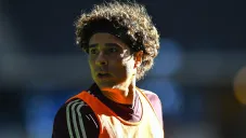 Guillermo Ochoa durante un entrenamiento con el Tricolor