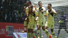 América celebra una anotación frente a Toluca