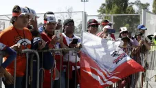 Afición de Lobos BUAP esperando a su equipo
