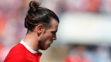 Gareth Bale en un partido con Gales