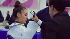 Melanie Martínez durante una competencia