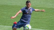 Elías Hernández, durante una sesión en La Noria