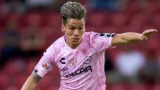 Rubén González durante un partido con Necaxa