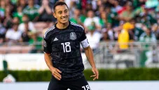 Andrés Guardado, durante un partido con México en la Copa Oro