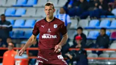 Novaretti, durante un duelo de Querétaro en el Clausura 2019