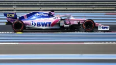 Pérez durante las prácticas del GP de Francia