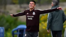 Moreno, durante una sesión con el Tricolor