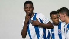 Joao Maleck celebra un gol cuando militaba en el Porto