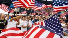 Afición de Estados Unidos alienta a su selección