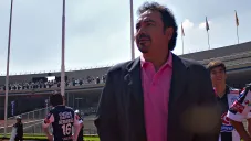 Hugo Sánchez en el Estadio Olímpico Universitario