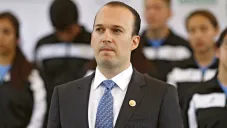 Kiril Todorov durante una conferencia de prensa