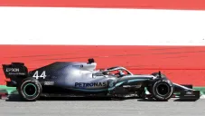 Lewis Hamilton durante el Gran Premio de Austria