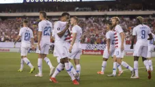 McKennie celebra anotación contra Curazao