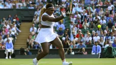 Serena Williams durante un partido contra Giulia Gatto-Monticone