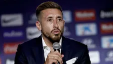 Héctor Herrera, en conferencia de prensa
