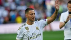 Eden Hazard, en su presentación como jugador del Real Madrid