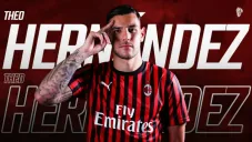 Llamado con el que Milan anunció el fichaje de Theo Hernández