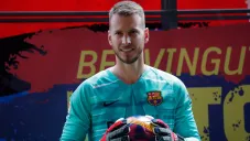 Neto, posa con los colores bluagranas