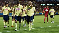 Jugadores de América se lamentan tras perder contra Santos en 2015