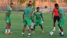 Madagascar durante un entrenamiento previo al duelo vs Túnez