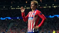 Griezmann, en festejo con el Atlético