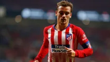 Antoine Griezmann en lamento durante un partido