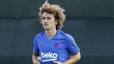 Antoine Griezmann, en una práctica del Barcelona