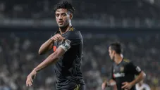 Carlos Vela, durante un juego con el LAFC