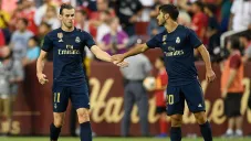 Asensio da la mano a Bale tras el primer gol de Real Madrid
