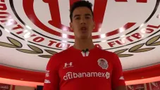 Diego Rigonato luce la camiseta de Toluca