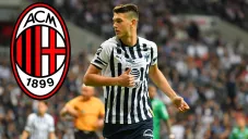 Cesar Montes, durante el juego contra León