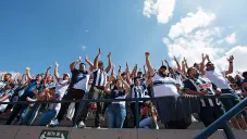 Aficionados del Monterrey en las gradas del estadio Alfonso Lastras