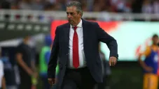 Tomás Boy, durante el partido contra Tigres