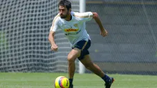 Alejandro Arribas, durante una sesión con Pumas