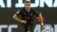 Héctor Herrera, durante el amistoso contra las Chivas