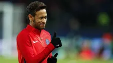 Neymar durante una práctica con el PSG