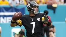 Ben Roethlisberger durante un juego con Pittsburgh