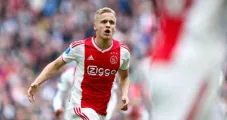 Van de Beek, en un jugo con el Ajax