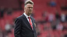 Louis van Gaal, durante un duelo en la Premier League