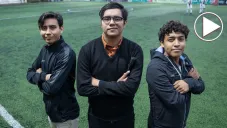 Alejandro Ortega, Rubén Montiel y Brian Laguna