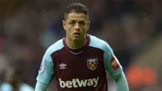 Chicharito, en un juego del West Ham
