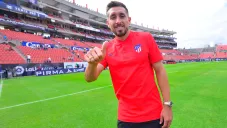 Héctor Herrera, en el estadio Alfonso Lastras