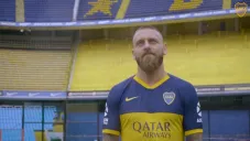 Daniele de Rossi, jugador de Boac Juniors, en La Bombonera