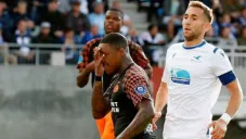 Steven Bergwijn celebra su gol ante el FK Haugesund