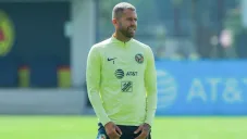 Jérémy Ménez, en un entrenamiento con América