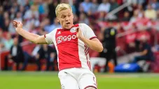 Donny van de Beek, en un partido con el Ajax