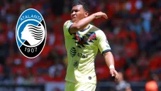 Roger Martínez durante un juego del América